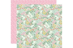 Simple Stories Pink Lemonade 12×12 Paper – Love This Life