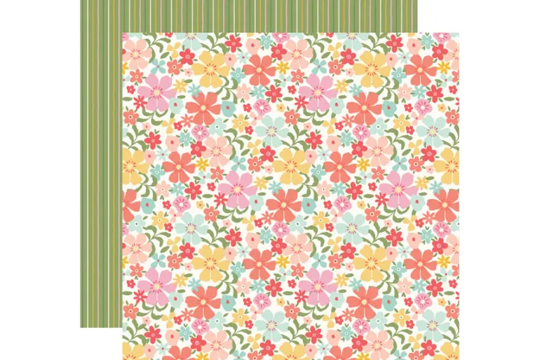 Simple Stories Pink Lemonade 12×12 Paper – Spread Your Wings