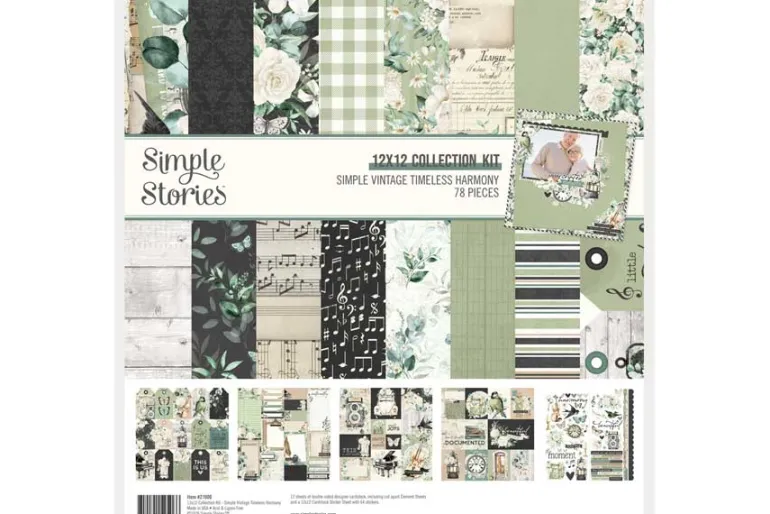 Simple Stories Vintage Timeless Harmony- Noteworthy