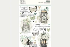 Simple Stories Vintage Timeless Harmony Floral Bits & Pieces