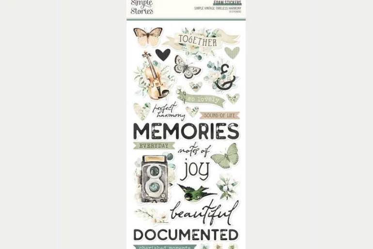Simple Stories Vintage Timeless Harmony Perfect Harmony Stamps