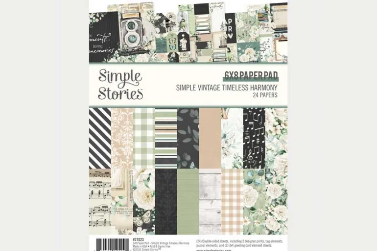 Simple Stories Vintage Timeless Harmony Perfect Harmony Stamps