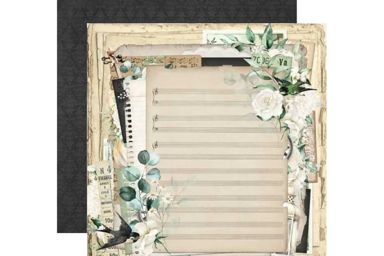 Simple Stories Vintage Timeless Harmony Perfect Harmony Stamps
