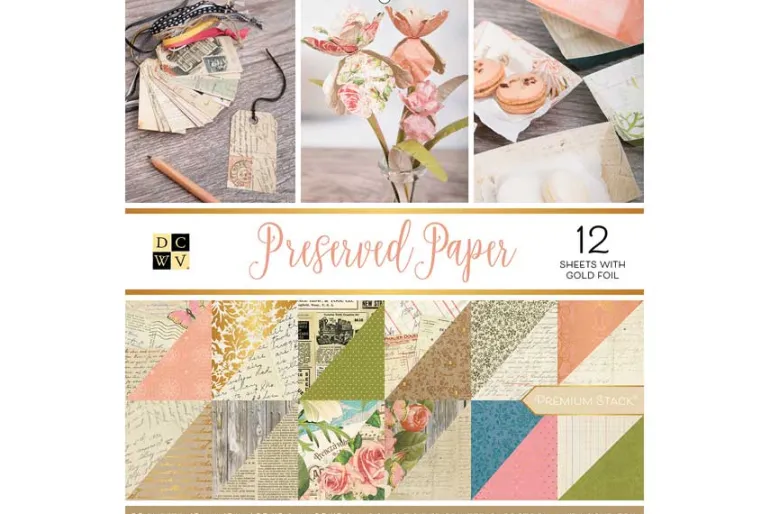 Single-Sided Cardstock Stack 12″X12″ – Le Blanc