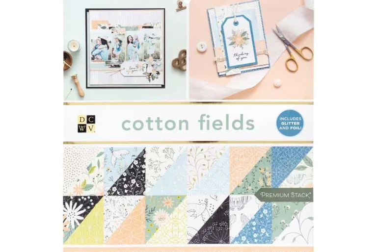 Single-Sided Cardstock Stack 12″X12″ – Le Blanc
