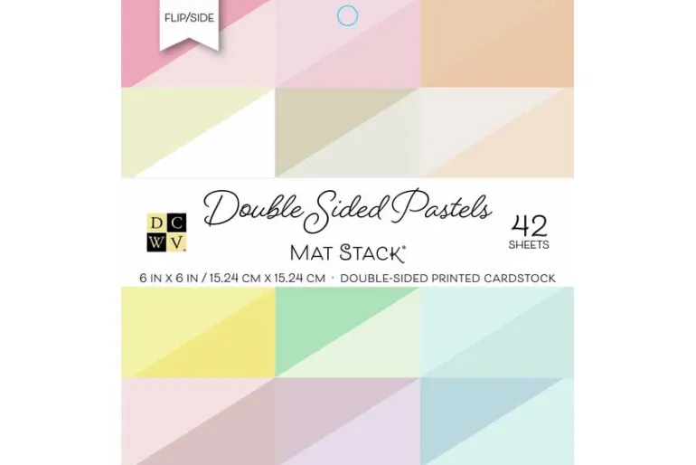 Single-Sided Cardstock Stack 12″X12″ – Le Blanc