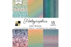 Single-Sided Cardstock Stack 12″X12″ – Le Blanc