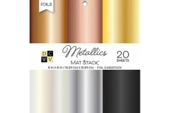 Single-Sided Cardstock Stack 12″X12″ – Le Blanc