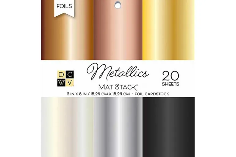 Single-Sided Cardstock Stack 12″X12″ – Le Blanc