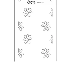Sizzix A6 Layered Stencils – 4 Pack – Lacey by Kath Breen