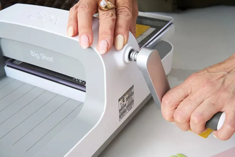 Sizzix Big Shot Machine – White & Gray 2025 Redesign