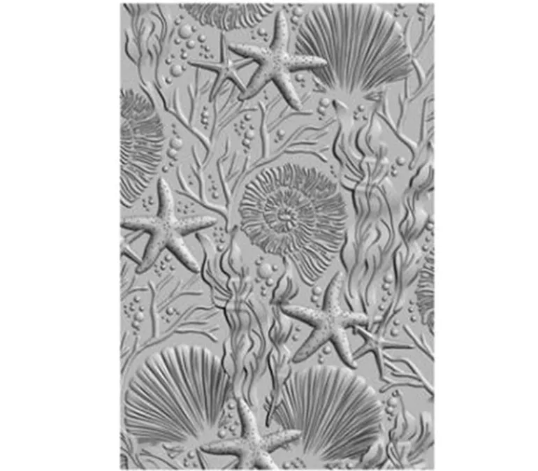 Sizzix 3-D Textured Impressions Embossing Folder – Under The Sea