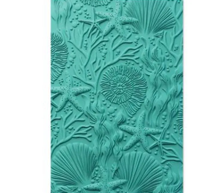 Sizzix 3-D Textured Impressions Embossing Folder – Under The Sea