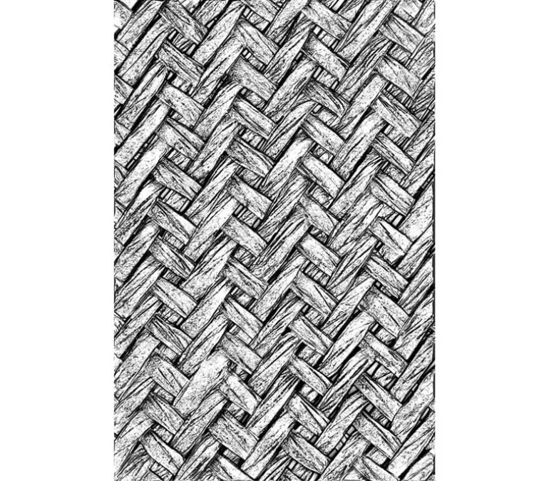 Sizzix 3-D Texture Fades Embossing Folder – Intertwine by Tim Holtz
