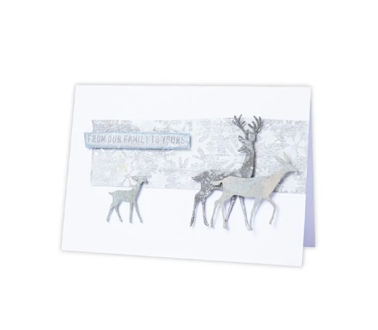 Sizzix Thinlits Die Set 4 Piece – Darling Deer by Tim Holtz