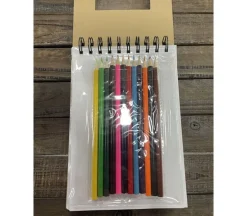 Sketch Journal with Colored Pencil Set