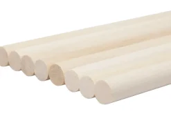 Skinny Square Craft Sticks – 75pc. – Natural