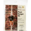 Solid Oak 4 Twists Macrame Plant Hanger Kit, #MWH022