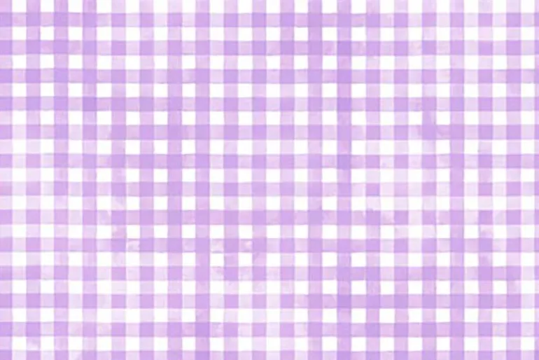 Sorbet Flannel Gingham Plaid Lime Green on White