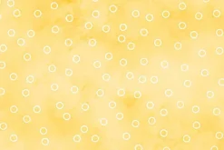 Sorbet Flannel White Circle Dots on Lime Green
