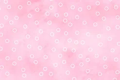 Sorbet Flannel White Circle Dots on Lime Green
