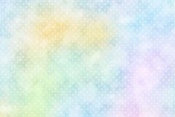 Sorbet Flannel White Polka Dot on Lemon Yellow