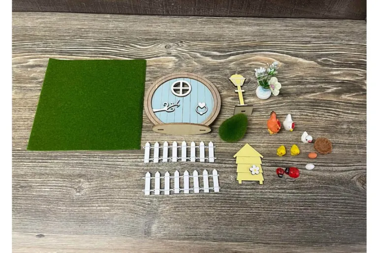 SPC Mini Fairy Garden Bunny Set – 17 Piece