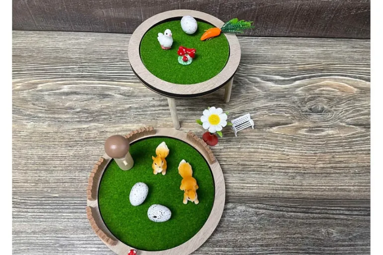 SPC Mini Farm Animal Fairy Garden Scene – 18 Piece