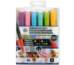 SPC Paint Pen Set – 12-Piece Assorted Colors