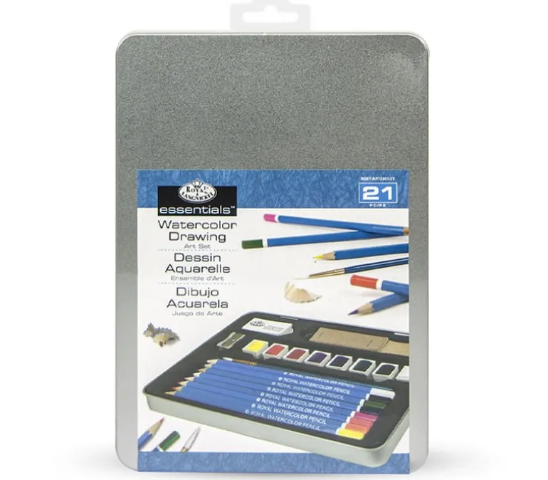 SPC Professional Half-Pan Watercolor Set – 12 Piece Artist Kit