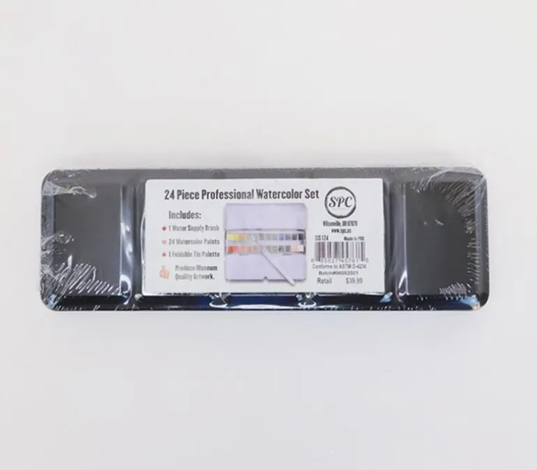 SPC Professional Watercolor Set – 24 Piece