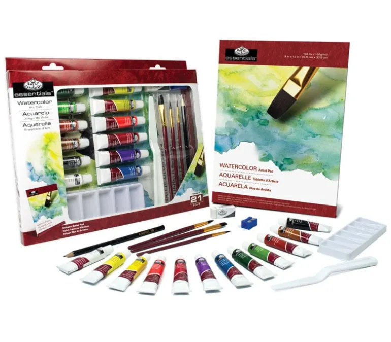 SPC Travel Watercolor Set – 18 Piece Portable Painting Kit