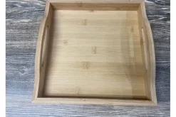 SPC Wooden Square Tray – 10-inch