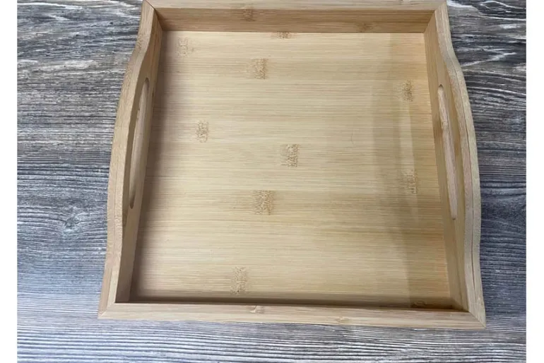 SPC Wooden Square Tray – 10-inch