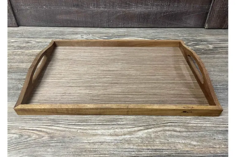 SPC Wooden Square Tray – 8-inch