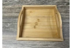 SPC Wooden Square Tray – 8-inch