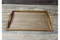 SPC Wooden Square Tray – 8-inch