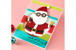 Spectacular Santa Etched Dies