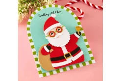 Spectacular Santa Etched Dies