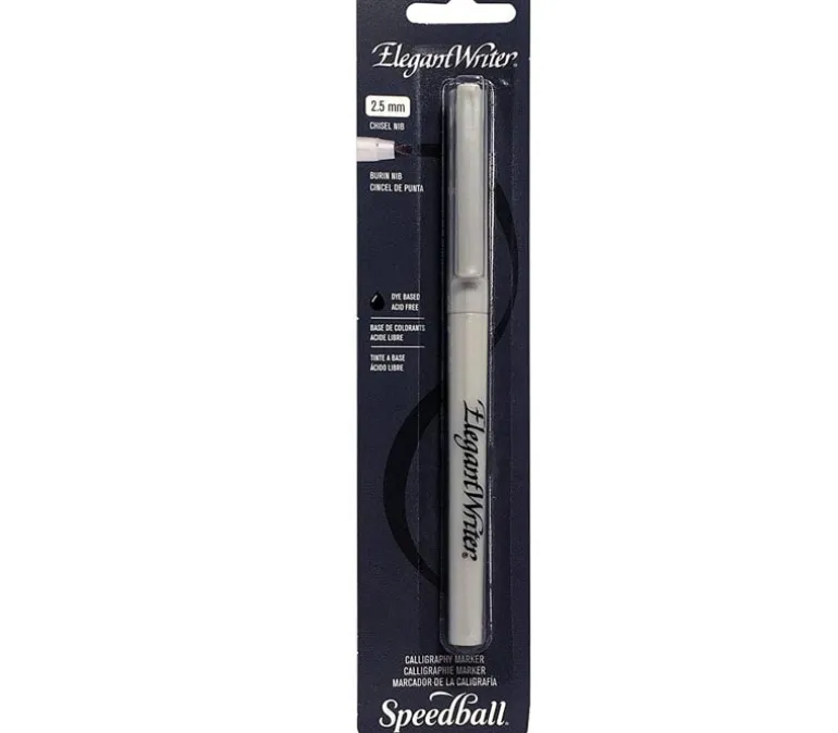 Speedball Elegant Writer Calligraphy Pen – Black – Medium