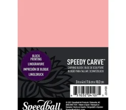 Speedball Speedy-Carve Block Printing Carving Block – 3×4