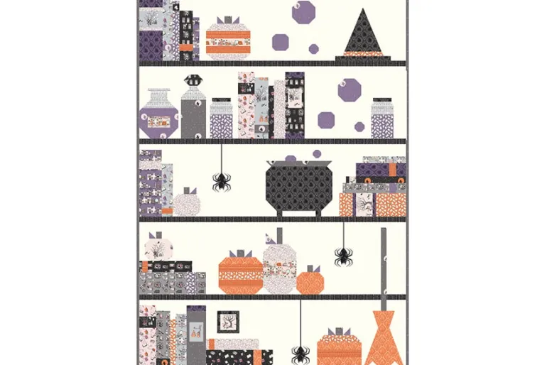 Spooky Shelfie Quilt Sewing Pattern