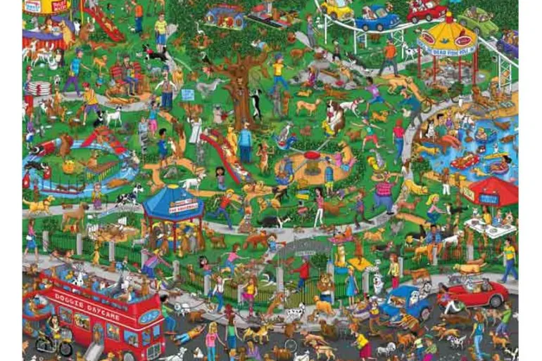 Springbok The Dog Park Puzzle – 1000 Piece