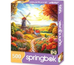 Springbok Windmill on the Farm Puzzle – 500 Piece