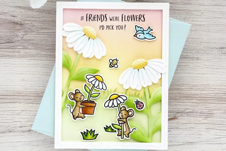 Spring Flowers Stencil Set