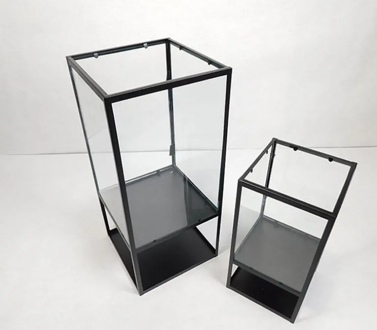 Square Black Lantern – Large