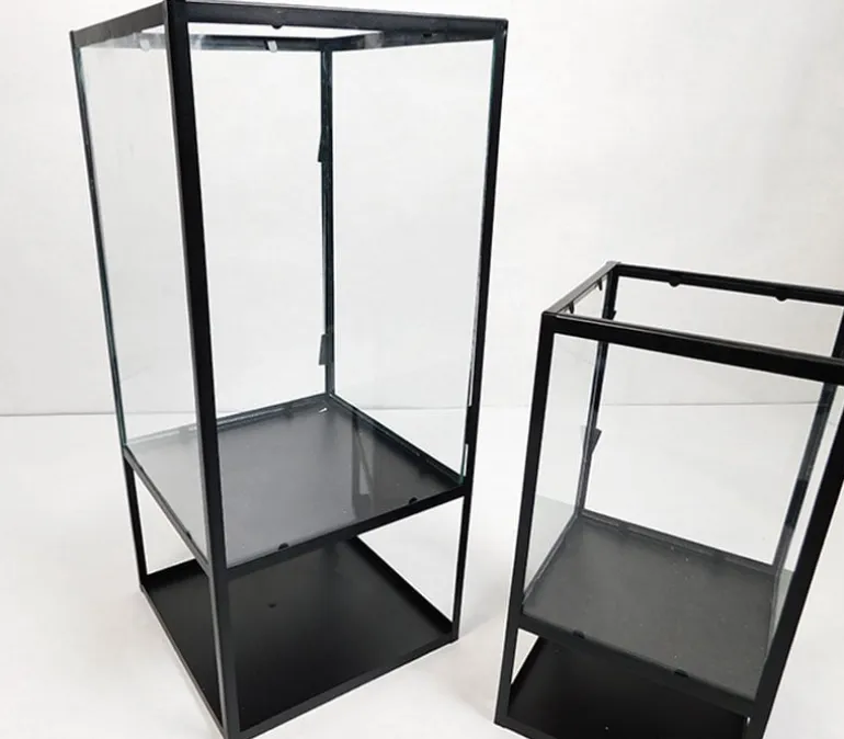 Square Black Lantern – Large