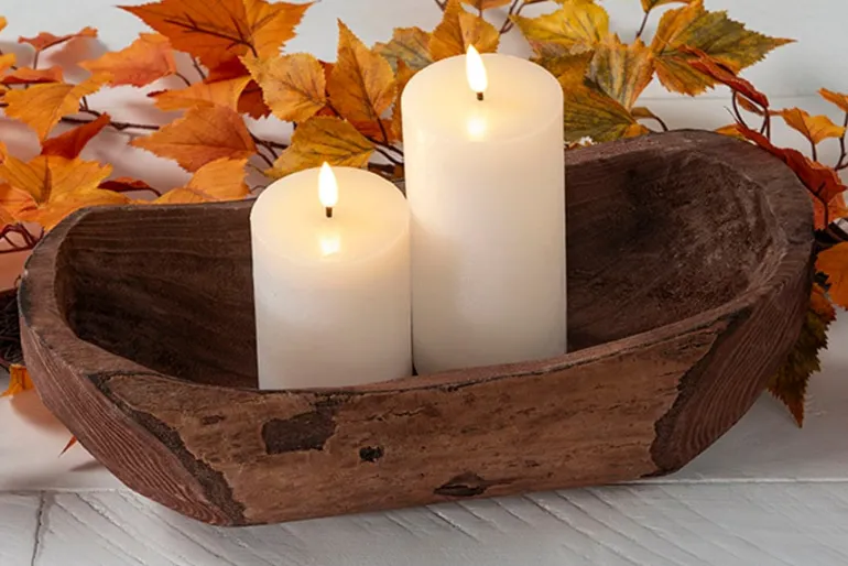 Square Glass Candle Holder – Clear
