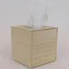 SQUARE Wood Tissue Box – FIT TISSUE BOX SMALLER THAN 5X5 – BOX SIZE IS 5X5