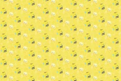 Squishmallows Bees Allover Yellow